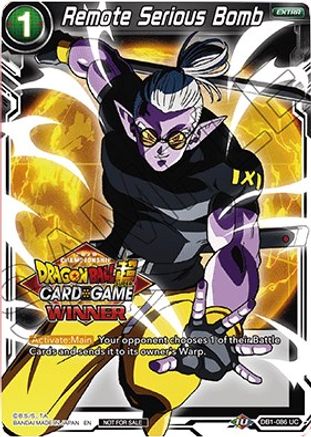 Image of Remote Serious Bomb (DB1-086) - Tournament Promotion Cards