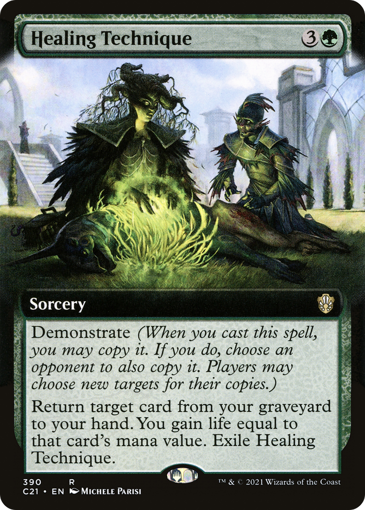 Image of Healing Technique (Extended Art) (C21-390) - Commander 2021: (Extended Art)