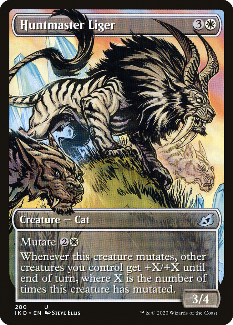 Image of Huntmaster Liger (Showcase) (IKO-280) - Ikoria: Lair of Behemoths: (Showcase)