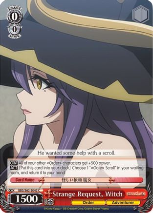 Image of Strange Request, Witch (GBS/S63-E045 C) - Goblin Slayer