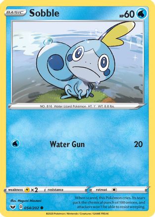 Image of Sobble (054) 054/202  SWSH01 Sword & Shield Base Set - Common