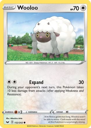 Image of Wooloo (152) 152/202  SWSH01 Sword & Shield Base Set - Common