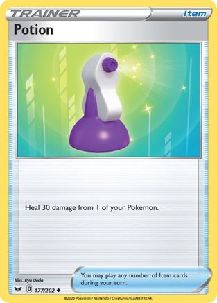 Image of Potion 177/202  SWSH01 Sword & Shield Base Set - Uncommon