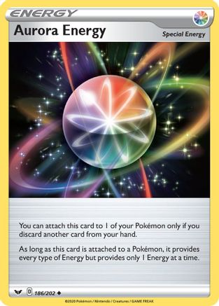 Image of Aurora Energy 186/202  SWSH01 Sword & Shield Base Set - Uncommon