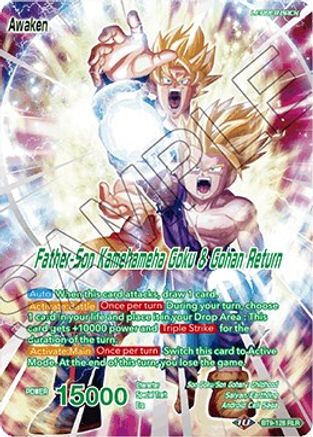 Image of Son Gohan // Father-Son Kamehameha Goku & Gohan Return (BT9-128) - Universal Onslaught