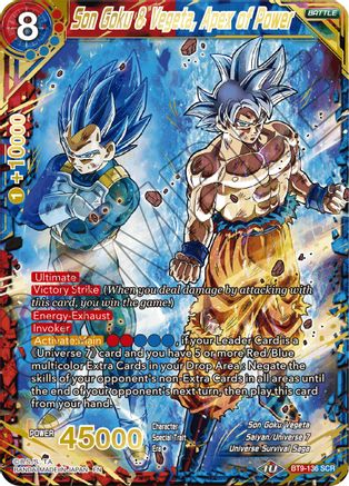 Image of Son Goku & Vegeta, Apex of Power (BT9-136) - Universal Onslaught