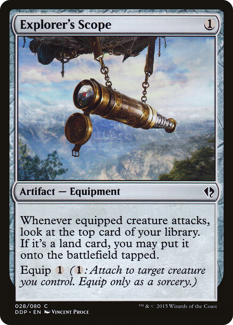 Image of Explorer's Scope (DDP-028) - Duel Decks: Zendikar vs. Eldrazi