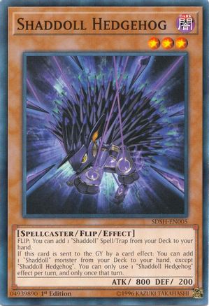 Image of Shaddoll Hedgehog (SDSH-EN005) - Structure Deck: Shaddoll Showdown 1st Edition