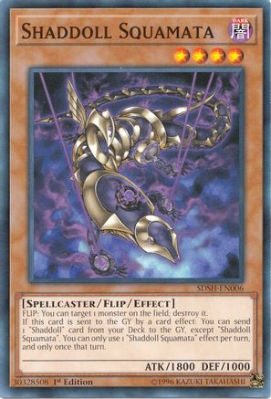 Image of Shaddoll Squamata (SDSH-EN006) - Structure Deck: Shaddoll Showdown 1st Edition