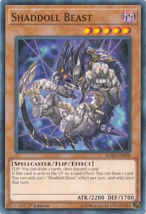 Image of Shaddoll Beast (SDSH-EN008) - Structure Deck: Shaddoll Showdown 1st Edition