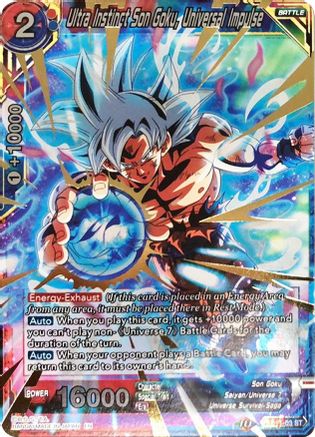 Image of Ultra Instinct Son Goku, Universal Impulse (Gold Stamped) (SD11-03) - Universal Onslaught