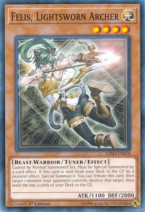 Image of Felis, Lightsworn Archer (SDSH-EN018) - Structure Deck: Shaddoll Showdown 1st Edition