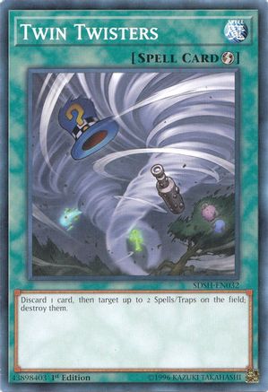 Image of Twin Twisters (SDSH-EN032) - Structure Deck: Shaddoll Showdown 1st Edition