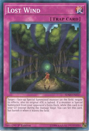 Image of Lost Wind (SDSH-EN037) - Structure Deck: Shaddoll Showdown 1st Edition