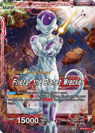 Image of Frieza // Frieza, the Planet Wrecker (BT9-001) - Universal Onslaught PreRelease Cards