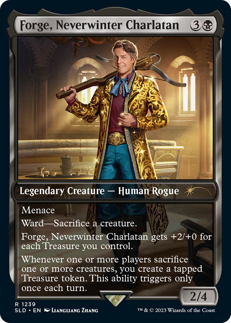 Image of Forge, Neverwinter Charlatan (SLD-1239) - Secret Lair Drop / Forge, Neverwinter Charlatan Foil