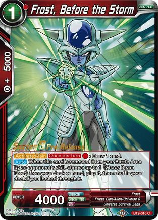 Image of Frost, Before the Storm (BT9-016) - Universal Onslaught PreRelease Cards