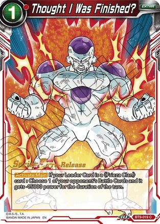 Image of Thought I Was Finished? (BT9-019) - Universal Onslaught PreRelease Cards