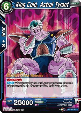 Image of King Cold, Astral Tyrant (BT9-024) - Universal Onslaught PreRelease Cards