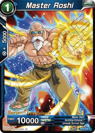 Image of Master Roshi (BT9-030) - Universal Onslaught PreRelease Cards