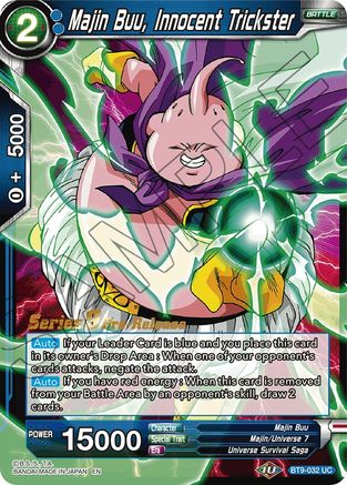 Image of Majin Buu, Innocent Trickster (BT9-032) - Universal Onslaught PreRelease Cards