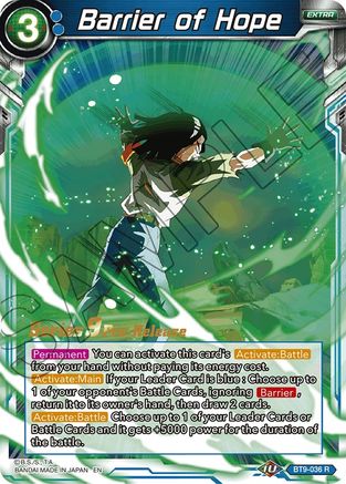 Image of Barrier of Hope (BT9-036) - Universal Onslaught PreRelease Cards
