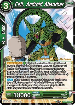 Image of Cell, Android Absorber (BT9-039) - Universal Onslaught PreRelease Cards