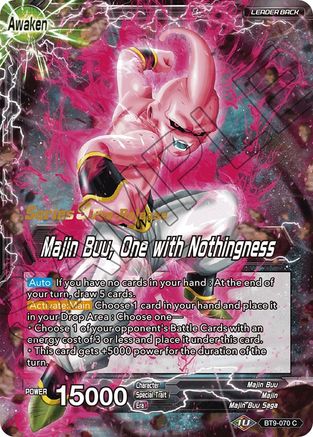 Image of Bibidi // Majin Buu, One with Nothingness (BT9-070) - Universal Onslaught PreRelease Cards