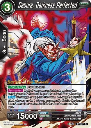 Image of Dabura, Darkness Perfected (BT9-071) - Universal Onslaught PreRelease Cards
