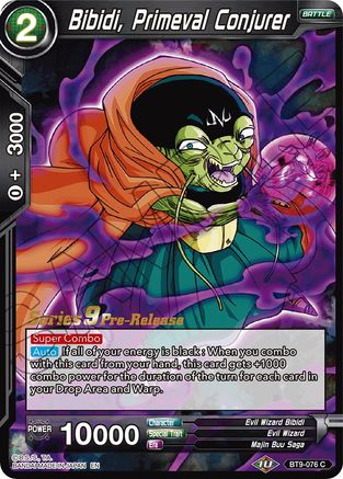 Image of Bibidi, Primeval Conjurer (BT9-076) - Universal Onslaught PreRelease Cards