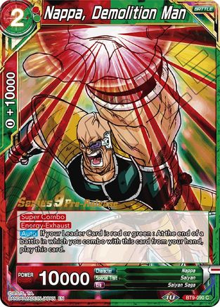 Image of Nappa, Demolition Man (BT9-090) - Universal Onslaught PreRelease Cards