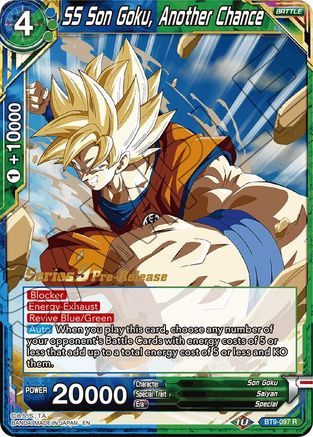 Image of SS Son Goku, Another Chance (BT9-097) - Universal Onslaught PreRelease Cards