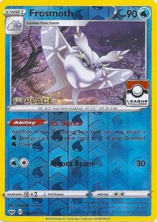 Image of Frosmoth 064/202  - Reverse Holofoil League & Championship Cards - Promo