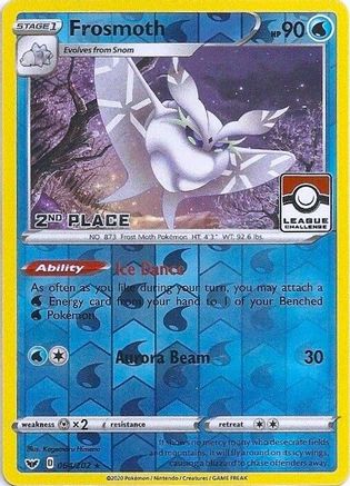 Image of Frosmoth 064/202  - Reverse Holofoil League & Championship Cards - Promo