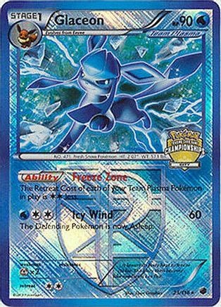 Image of Glaceon 023/116  - Reverse Holofoil League & Championship Cards - Promo
