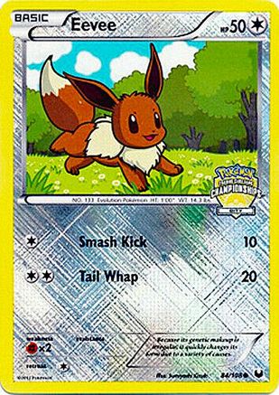 Image of Eevee 084/108  - Reverse Holofoil League & Championship Cards - Promo