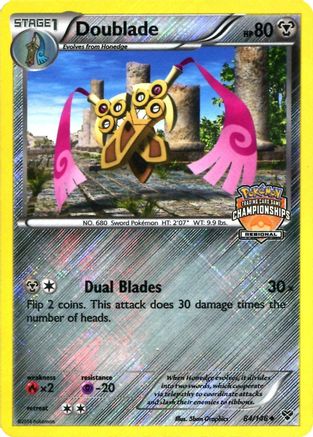 Image of Doublade 084/146  - Reverse Holofoil League & Championship Cards - Promo