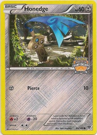 Image of Honedge 083/146  - Reverse Holofoil League & Championship Cards - Promo