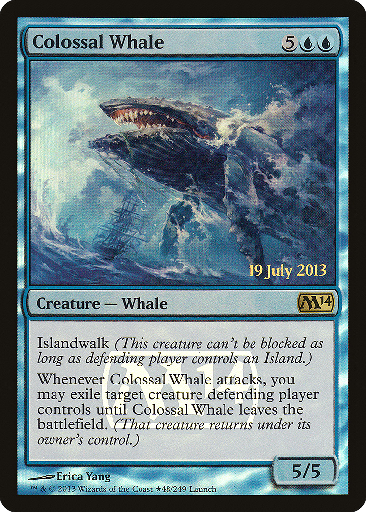Image of Colossal Whale (LARP-048) - Magic 2014 Promos Foil