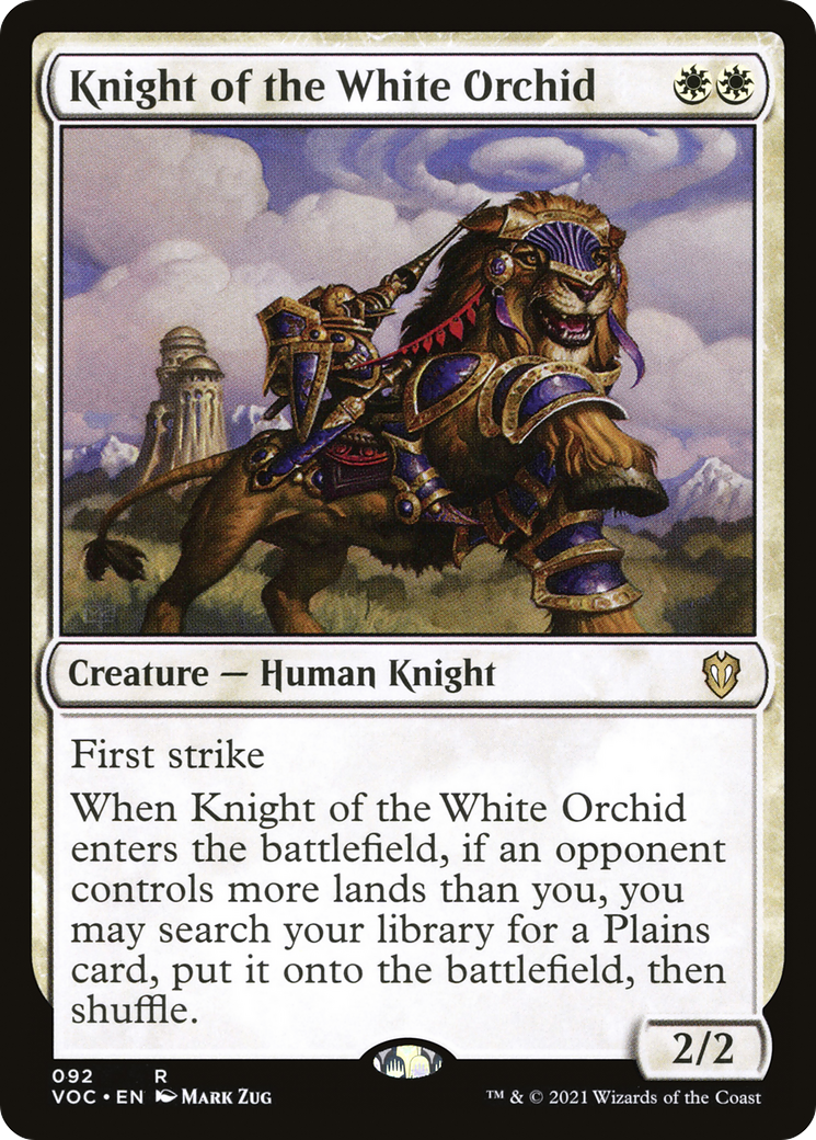 Image of Knight of the White Orchid (VOC-092) - Crimson Vow Commander