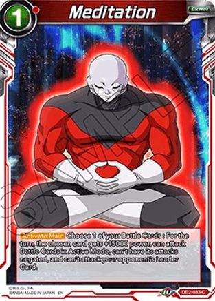Image of Meditation (DB2-033) - Draft Box 05  Divine Multiverse