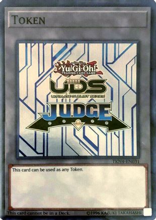 Image of Official Judge Token: TKN4-EN031 (TKN4-EN031) - Judge Promotional Cards Unlimited