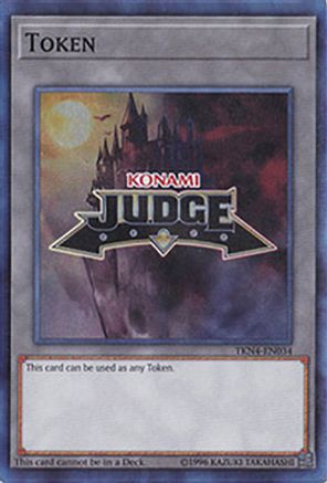 Image of Official Judge Token: TKN4-EN034 (TKN4-EN034) - Judge Promotional Cards Unlimited