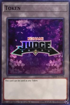 Image of Official Judge Token: TKN4-EN035 (TKN4-EN035) - Judge Promotional Cards Unlimited