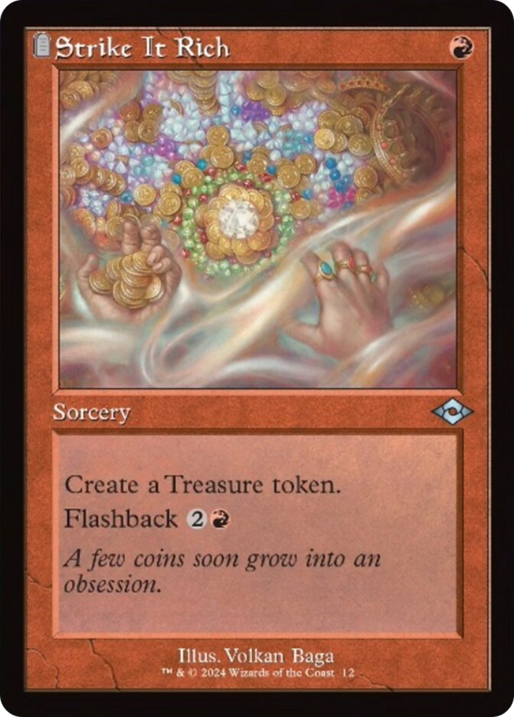 Image of Strike It Rich (Retro Frame) (MH2-012) - Modern Horizons 2 Timeshifts: (tombstone)