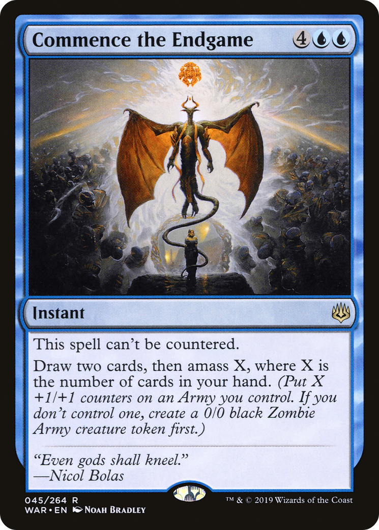 Image of Commence the Endgame (WAR-045) - War of the Spark Foil