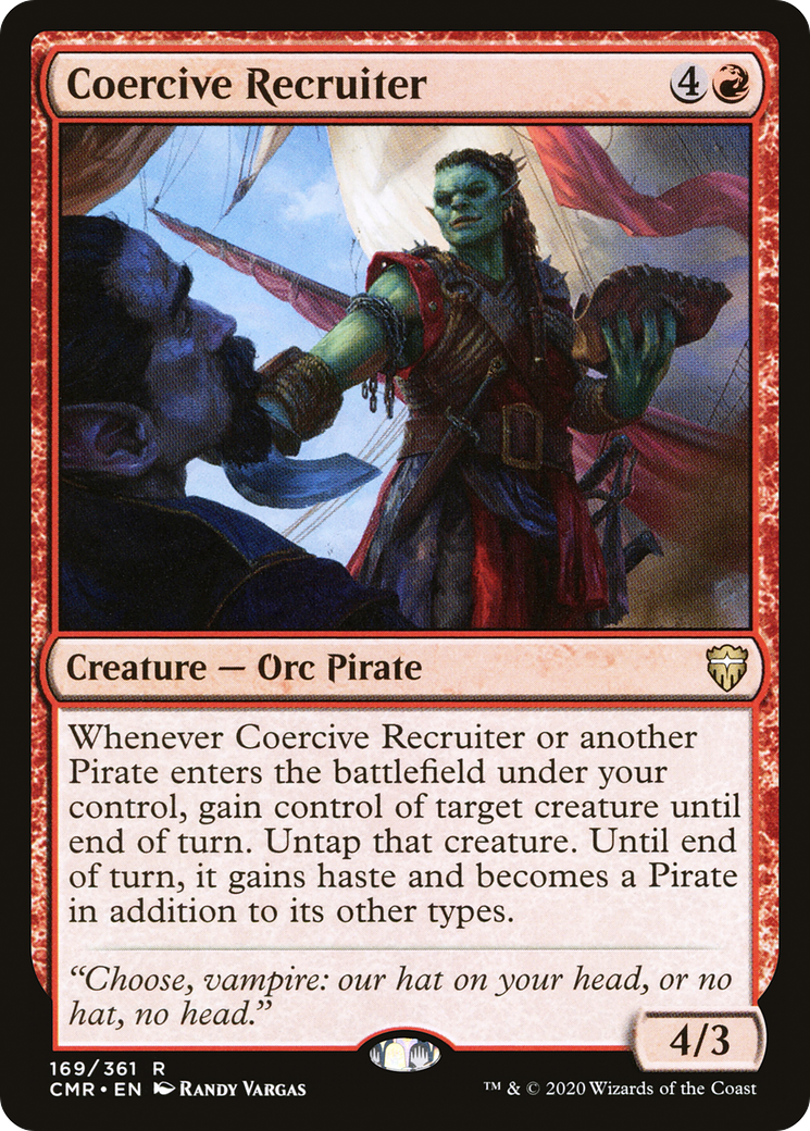 Image of Coercive Recruiter (CMR-169) - Commander Legends