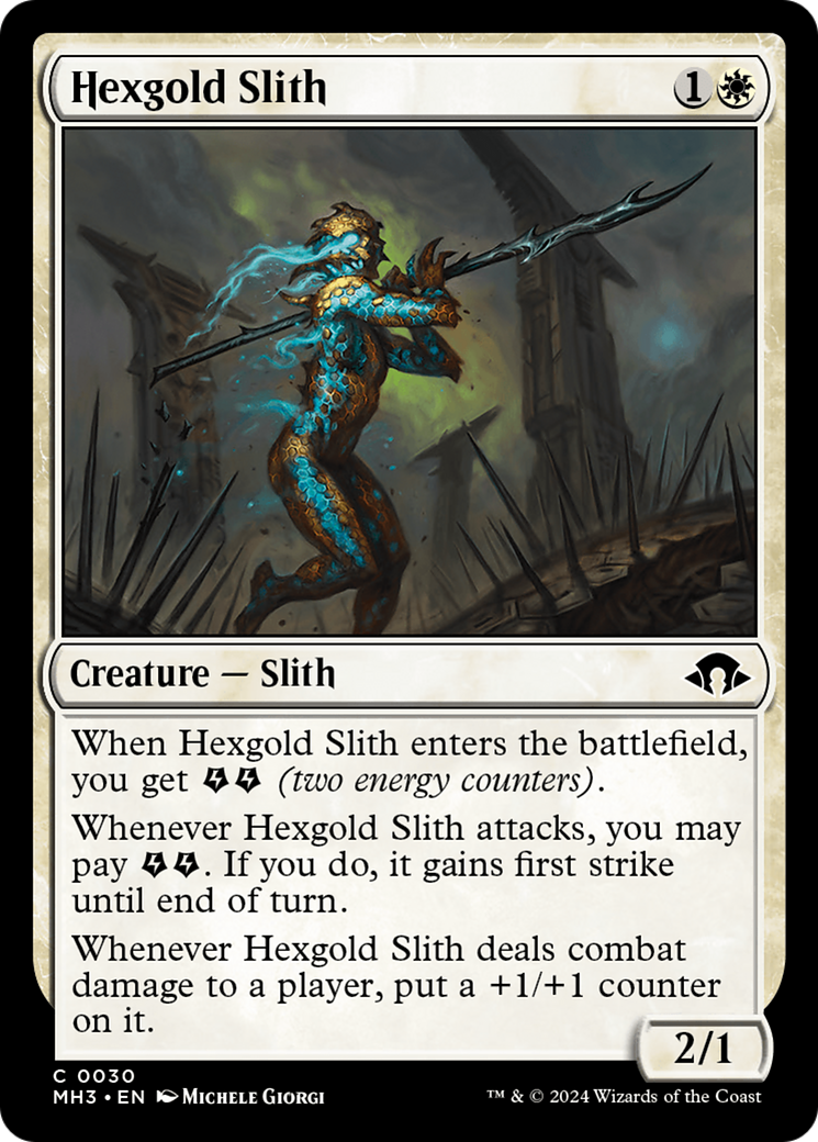 Image of Hexgold Slith (MH3-030) - Modern Horizons 3 Foil