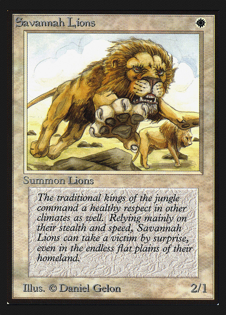 Image of Savannah Lions (IE) (IED-) - Intl. Collectors' Edition