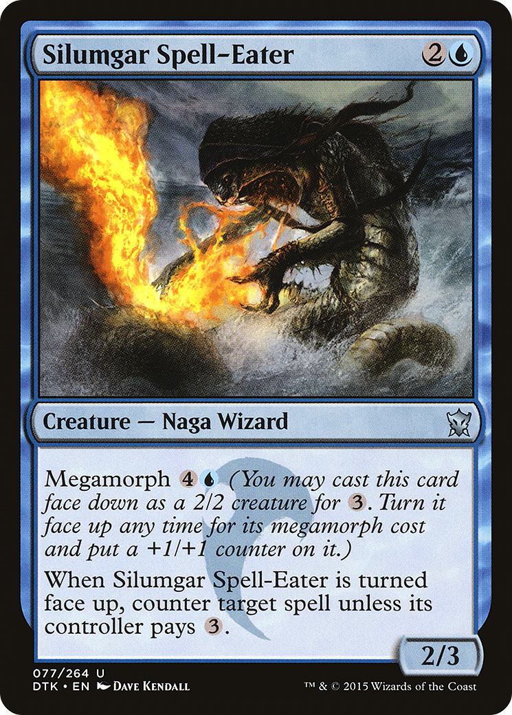 Image of Silumgar Spell-Eater (DTK-077) - Dragons of Tarkir